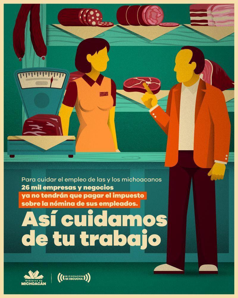 Campaña de protección del empleo en Michoacán.