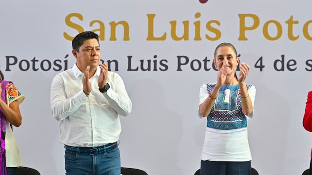 Ricardo Gallardo acompaña a Claudia Sheinbaum en su Segundo Informe.