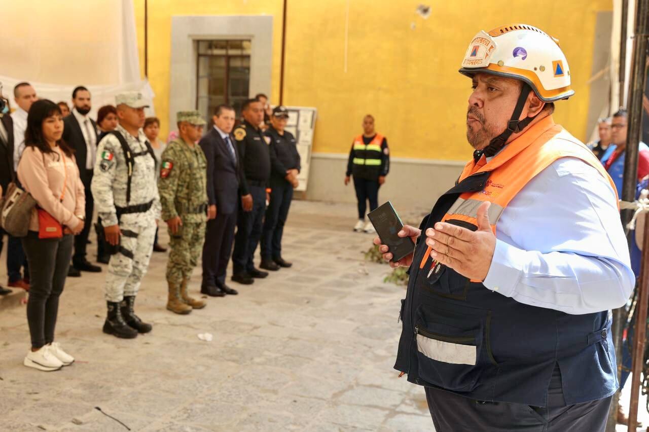 Simulacro en Coyoacán