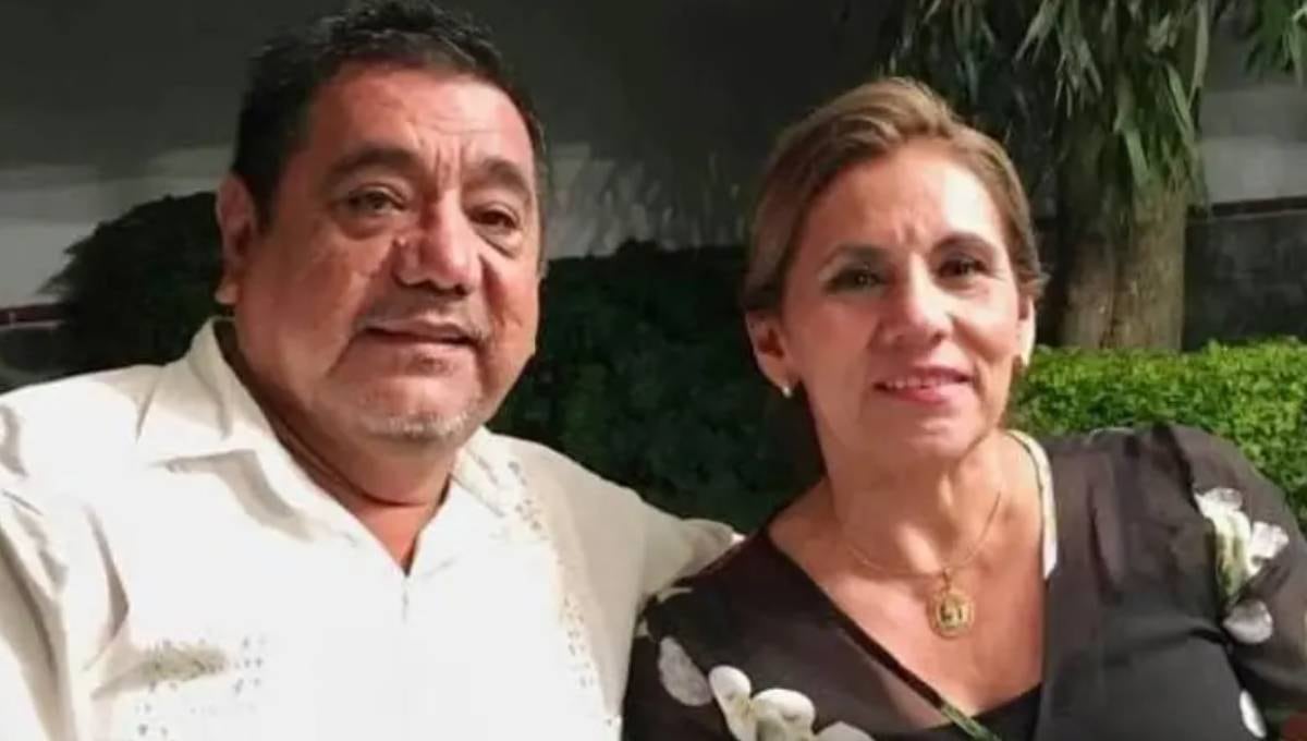 Félix Salgado Macedonio y su esposa