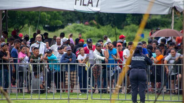 Migrantes venezolanos varados