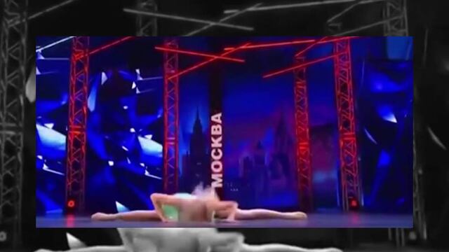 Esta bailarina quería sorprender al jurado con su split, pero las cosas salieron mal. 