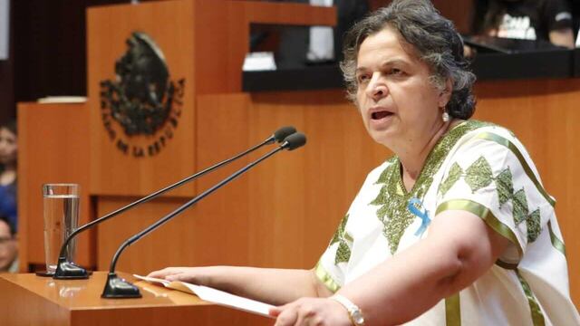 Beatriz Paredes, senadora del PRI