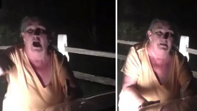 Finge que la atropellan.