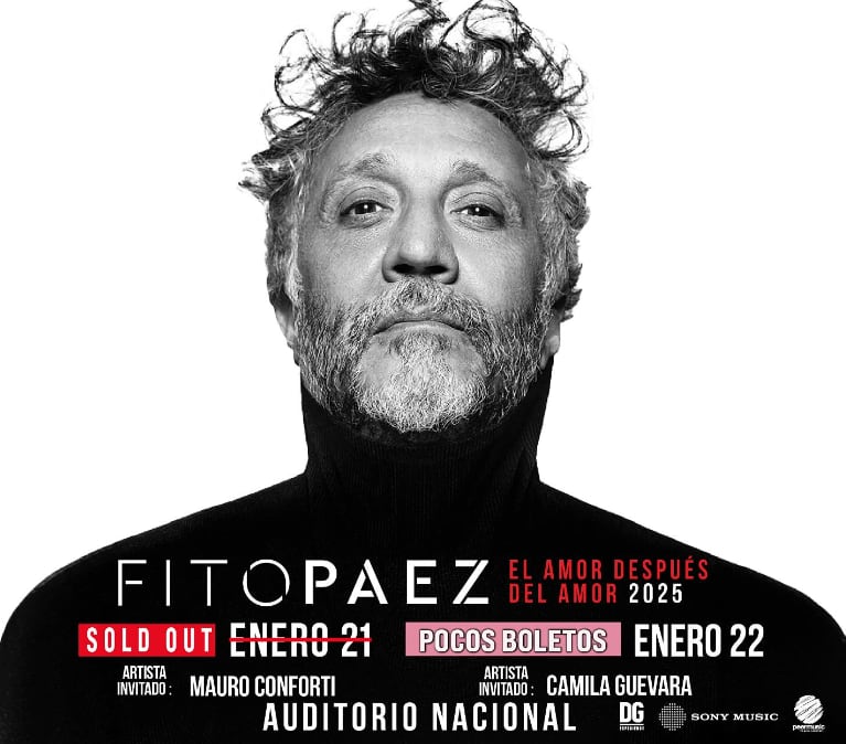 Concierto de Fito Páez en Auditorio Nacional
