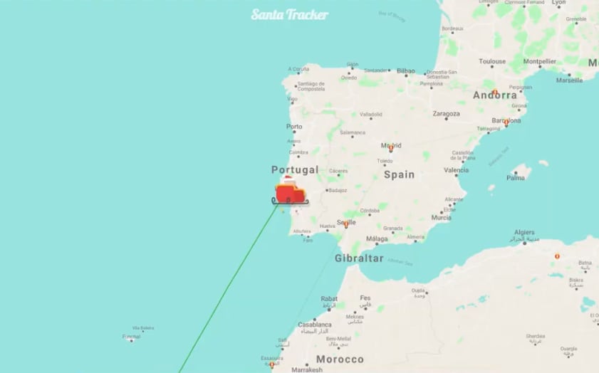 Mapa de Santa Claus