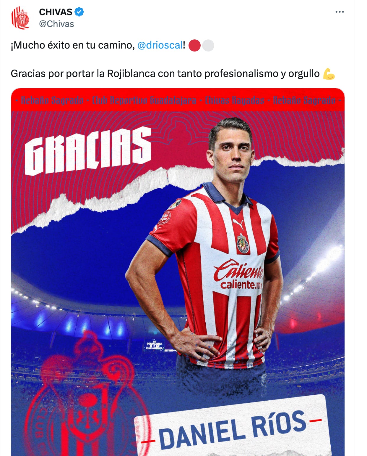 Daniel Ríos se va de Chivas