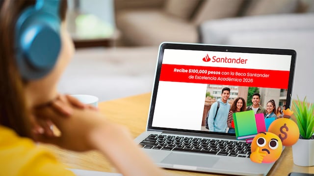 Beca Santander de 100 mil pesos: requisitos y registro