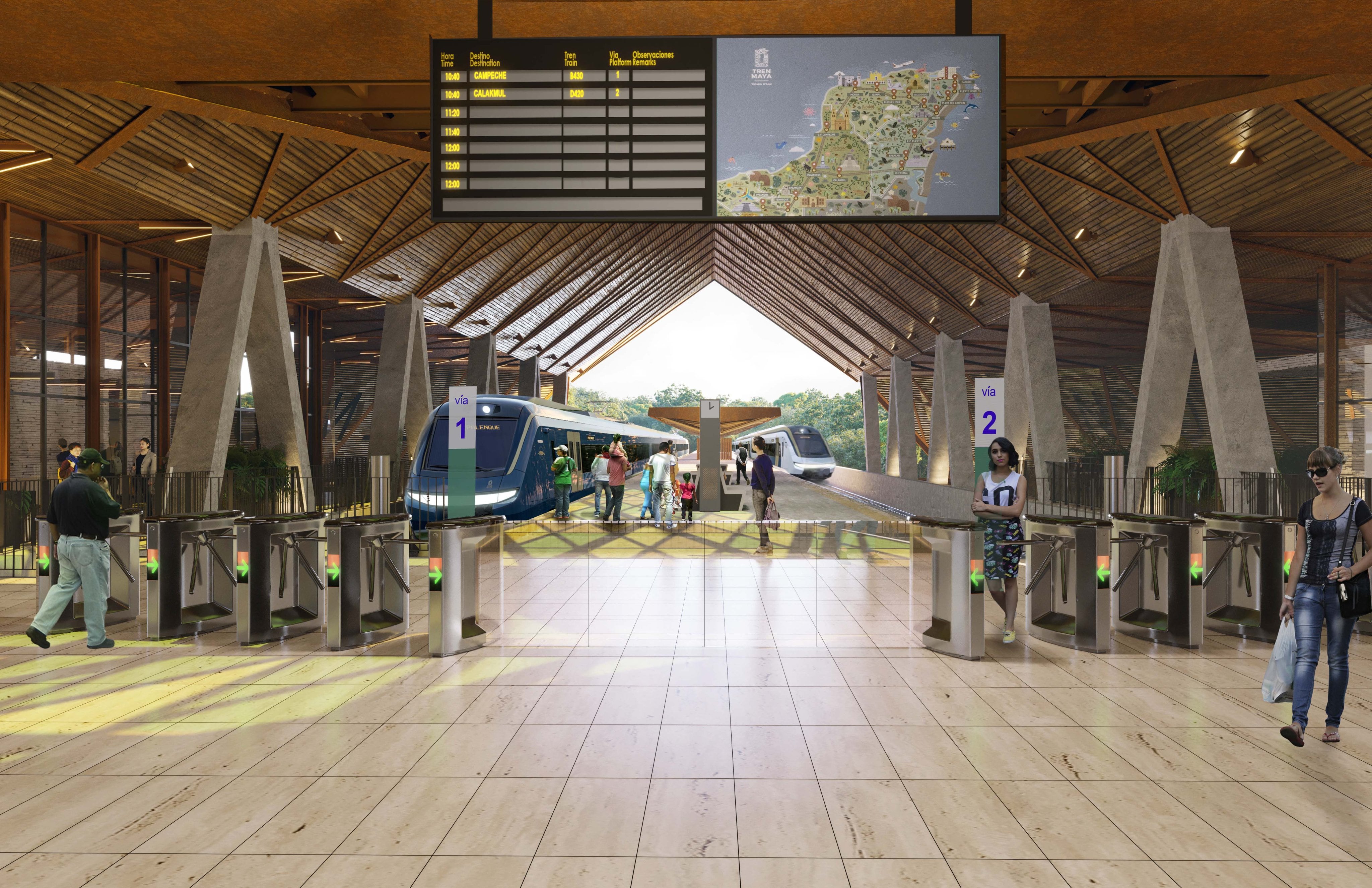 Estación Palenque del Tren Maya