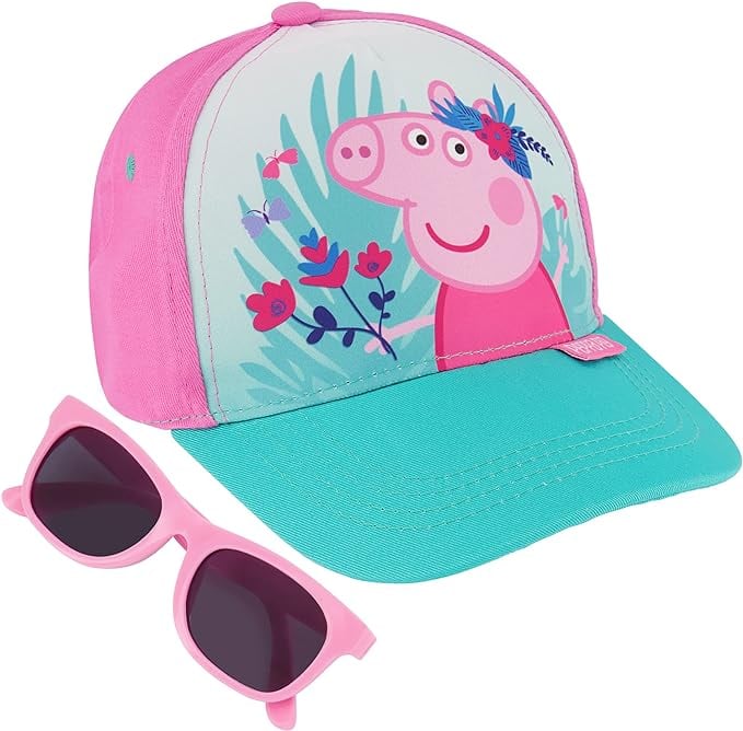 Lentes de Peppa Pig con gorra