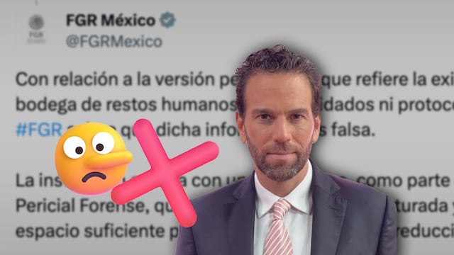 FGR desmiente reportaje de Loret de Mola sobre bodegas con restos humanos