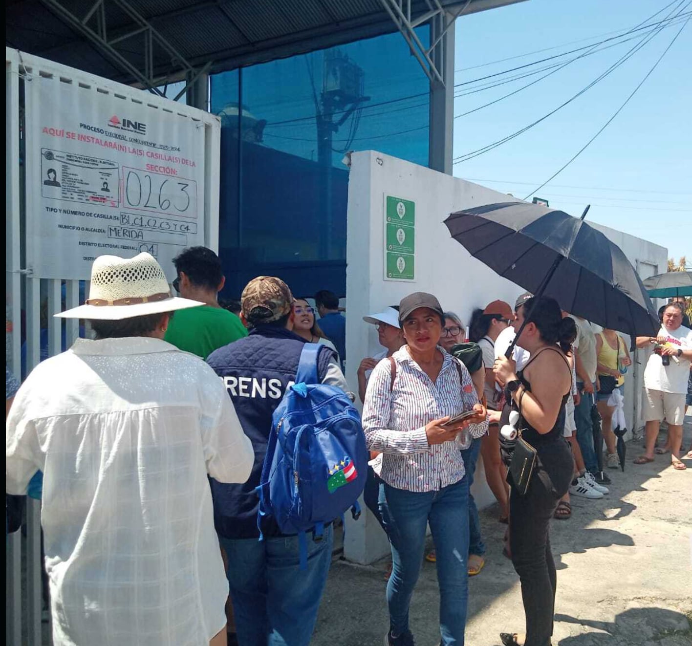 INE reporta 88% de instalación de casillas en elecciones Yucatán 2024 al momento