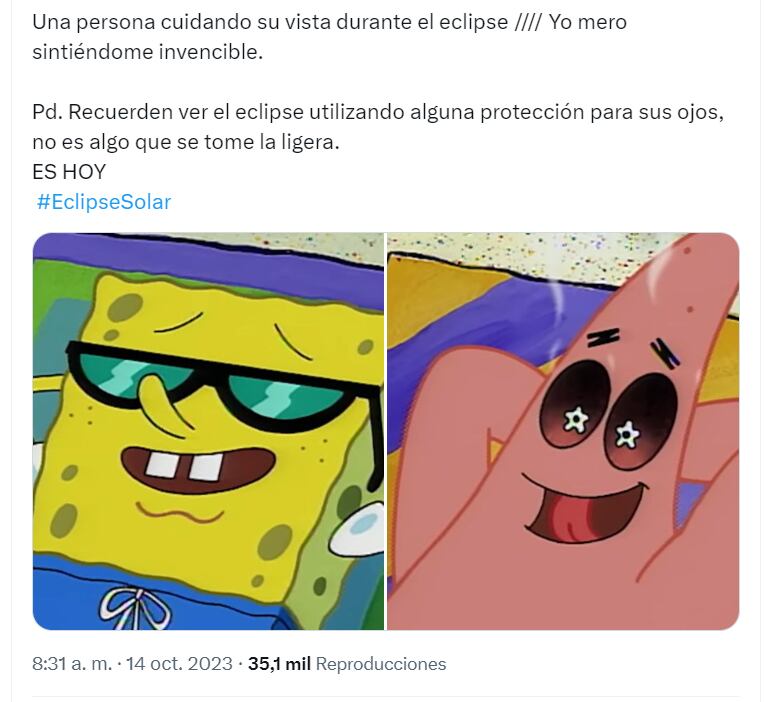 Memes del eclipse solar 2023