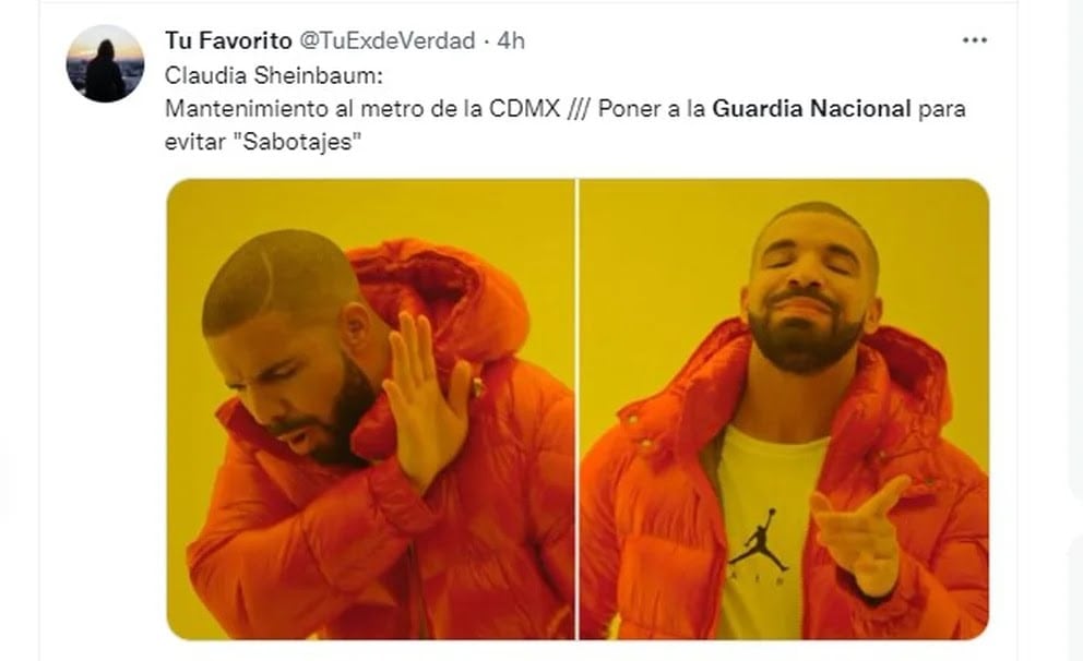 Memes de la Guardia Nacional en el Metro de la CDMX