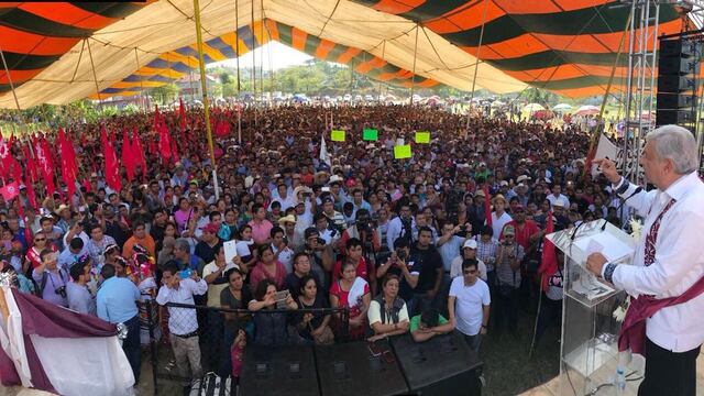 AMLO en mitin de Campeche
