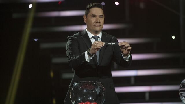 Moisés Muñoz en sorteo de Concachampions.