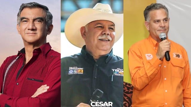 Américo Villarreal Anaya, César Augusto “El Truko” Verástegui y Arturo Díez