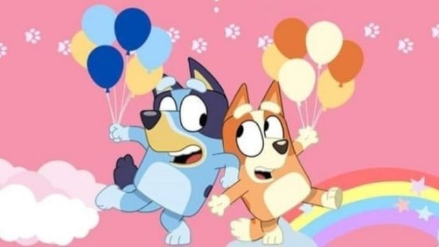 Dibujos de Bluey para San Valentín