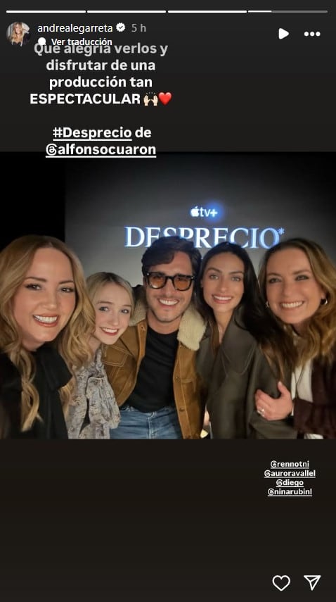 Andrea Legarreta, Diego Boneta y Renata Notni