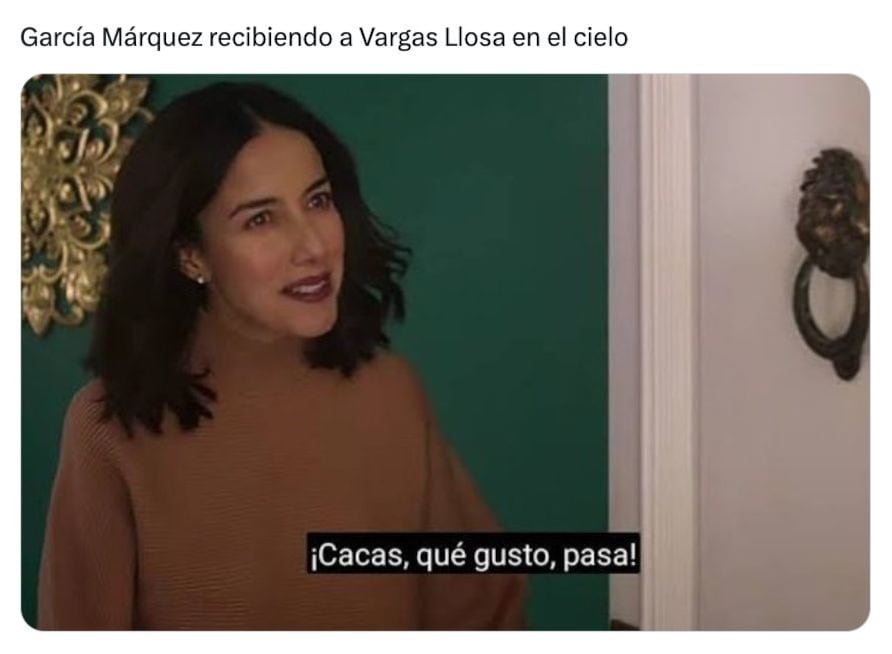 Memes de Mario Vargas Llosa y Gabriel García Márquez