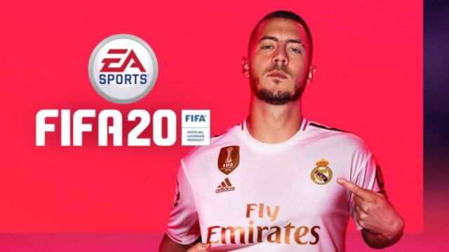 Eden Hazard como portada de FIFA 20