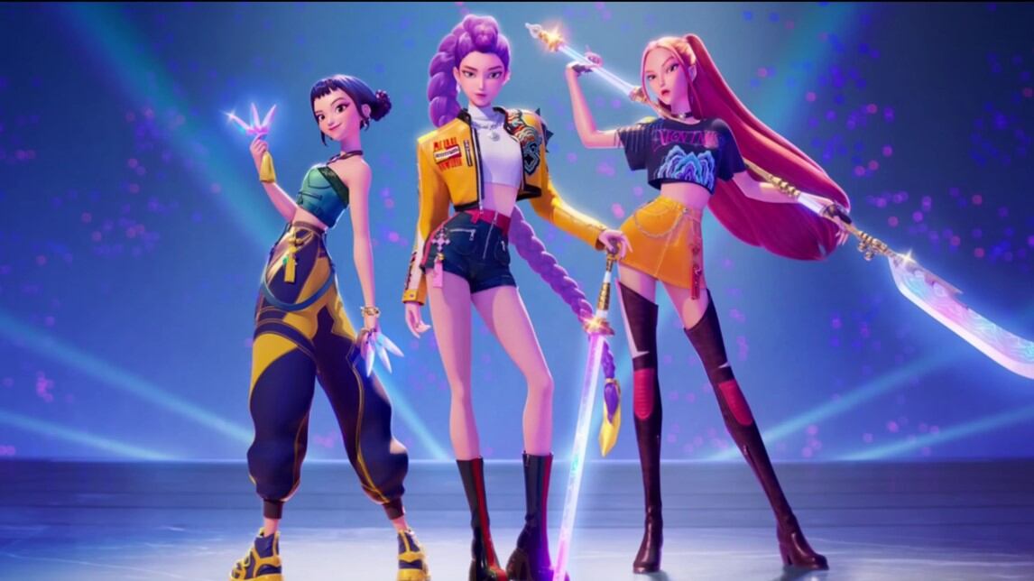 Huntr/X, banda ficticia de k-pop, rompió el número 1 mundial de Spotify