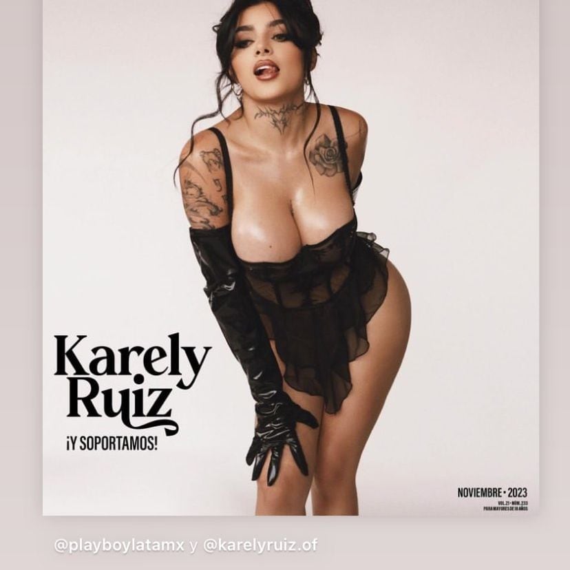 Karely Ruiz en Playboy México