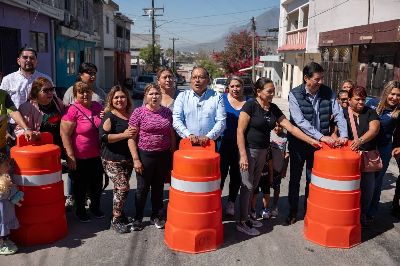 Escobedo rehabilita más de mil 700 metros cuadrados de vialidades
