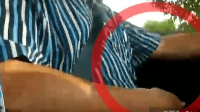 La afectada pudo grabar un video en el que se muestra el acoso del docente.