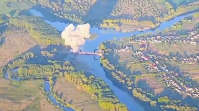 Fuerzas ucranianas destruyen dos puentes en Kursk