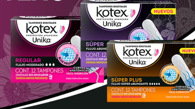Tampones digitales Kotex