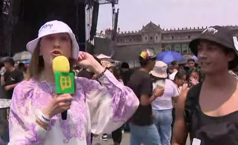 Conductora de Ventaneando regatea mercancía de Rosalía