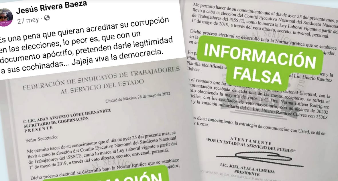 Información falsa