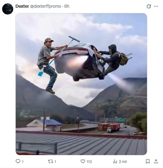 Memes por el Tesla Roadster de Elon Musk que vuela