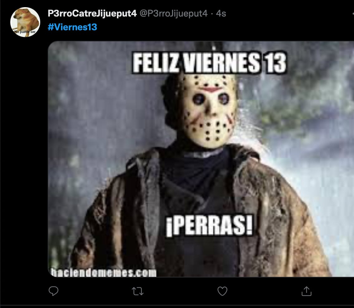 Es viernes 13 y los memes te lo recuerdan