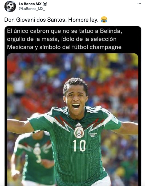 Recuerdan a Giovanni Dos Santos por ser el único novio de Belinda que no se la tatuó