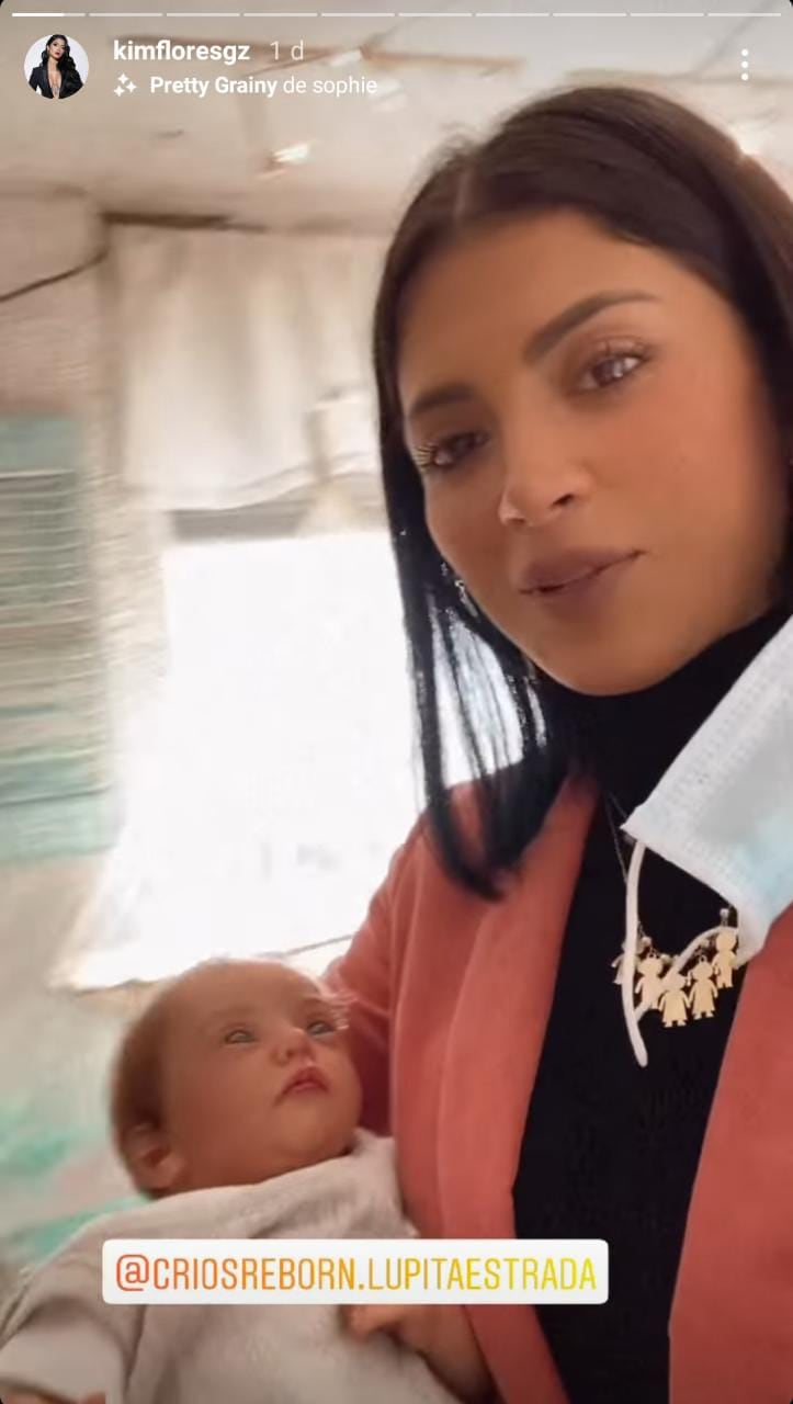 Kimberly Flores, bebé hiperrealista