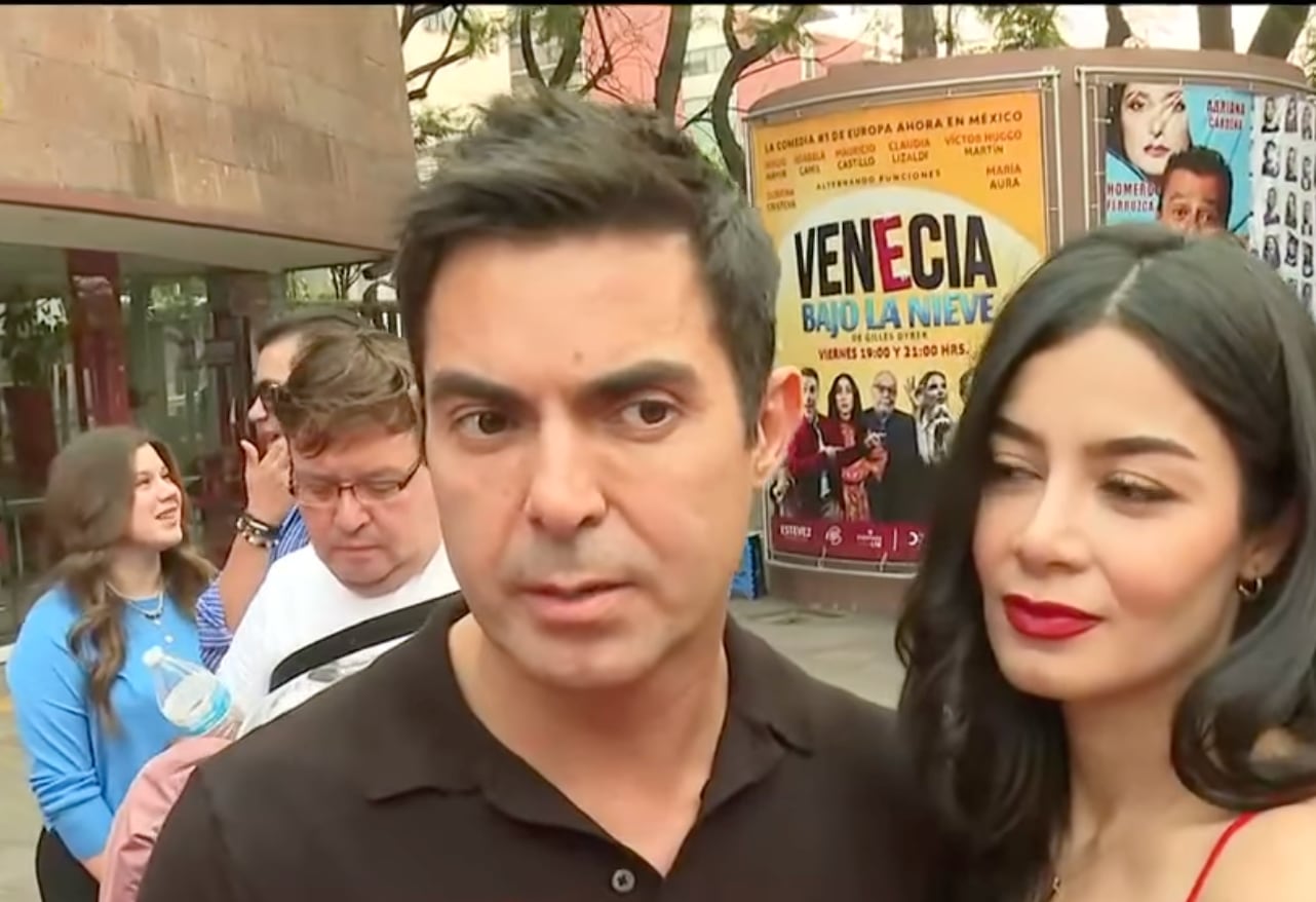 Ernesto D'Alessio y su novia Alejandra Gálvez