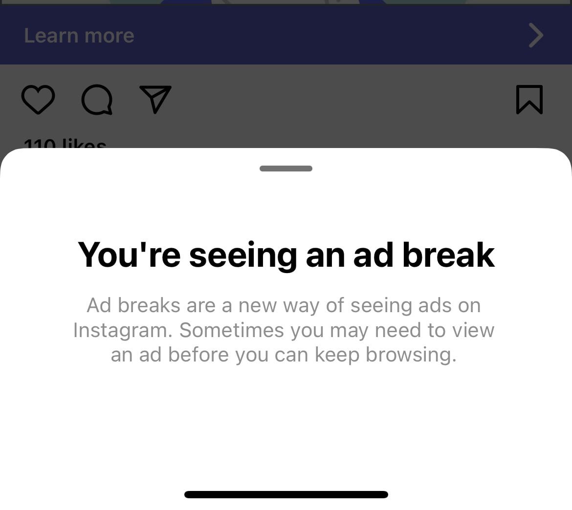 Nueva función de Meta que no deja saltar anuncios de Instagram