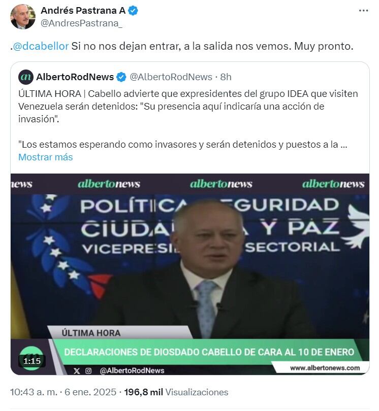 Vicente Fox sería persona non grata en Venezuela