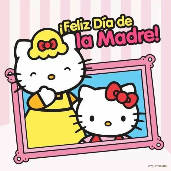 Tarjetas de Hello Kitty para el Día de las Madres