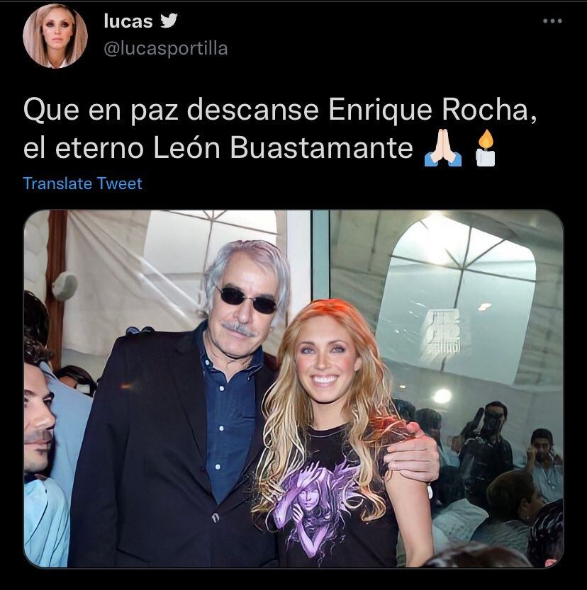 Fan reacciona a muerte de Enrique Rocha