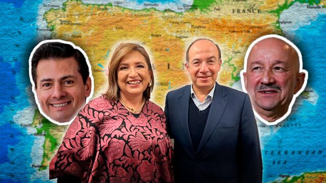 Xóchilt Gálvez y Felipe Calderón se reunieron en España