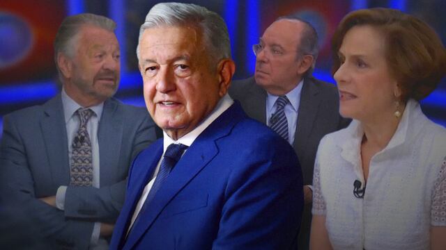 Jorge Castañeda, AMLO, Héctor Aguilar Camín y Denise Dresser.