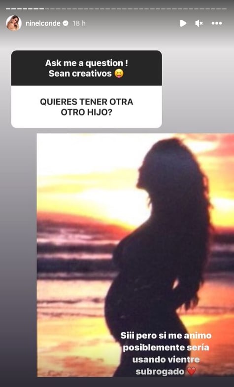 Ninel Conde desea ser madre, pero a través de un vientre subrogado