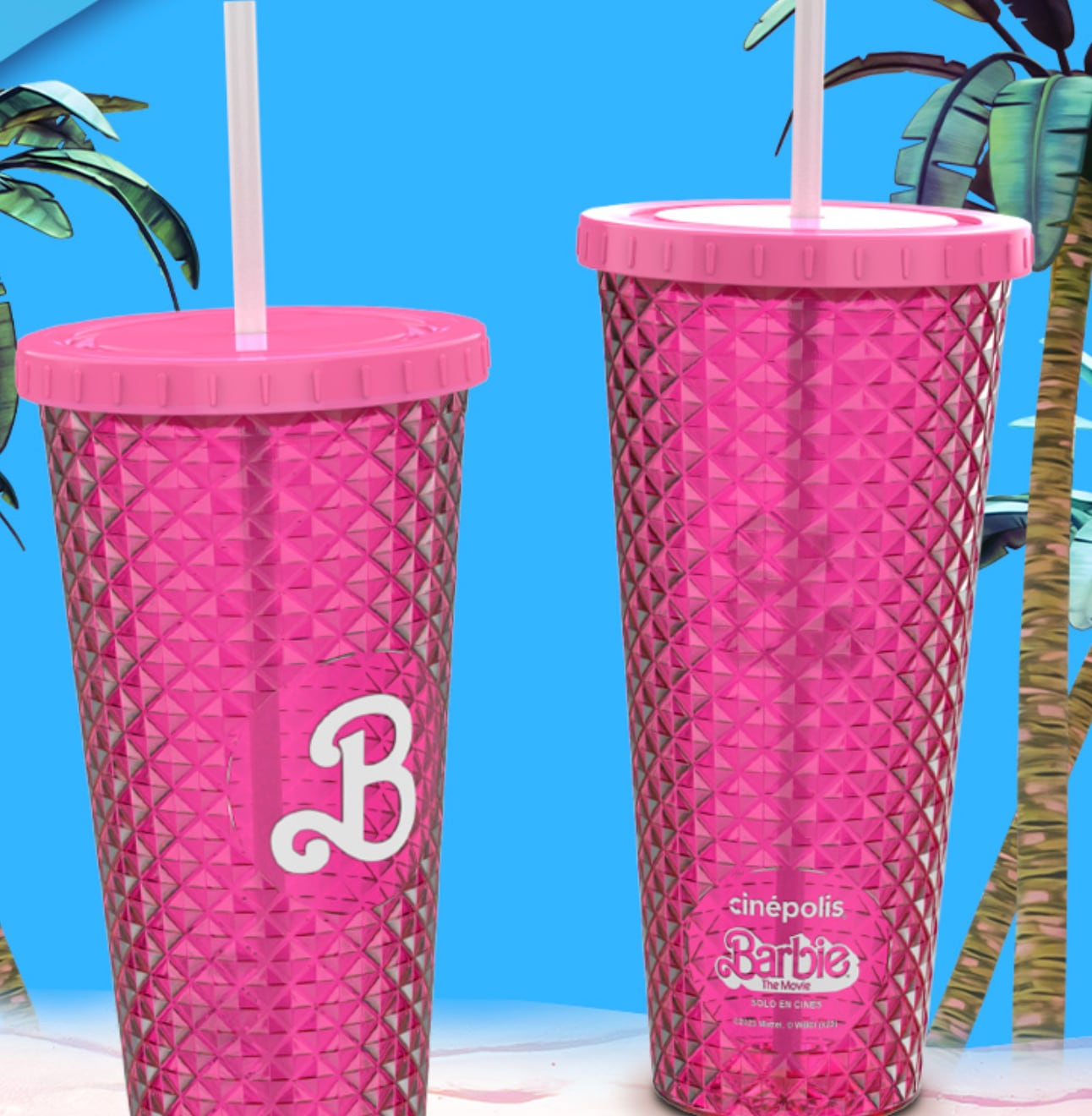 Vaso de Barbie en Cinépolis