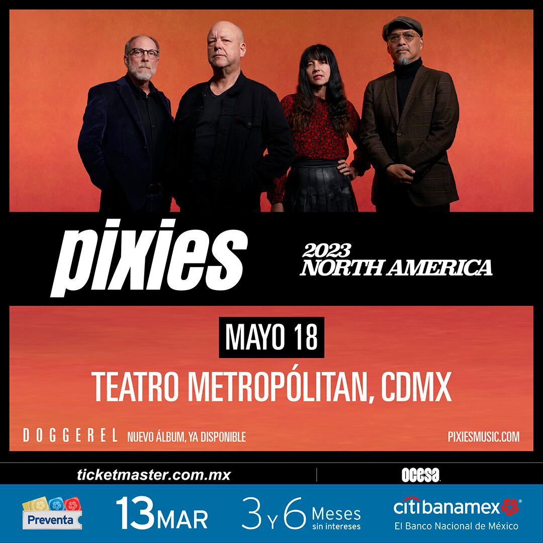 Pixies en México: Precio del boleto para su concierto en CDMX