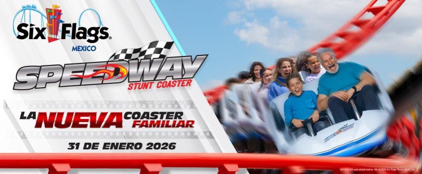 Six Flags México estrena montaña rusa de 22 metros de altura