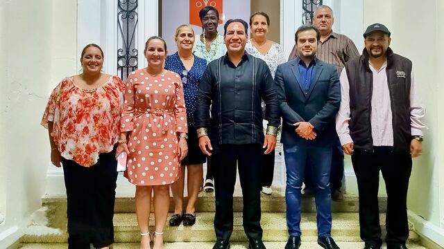 Eduardo Ramírez, gobernador de Chiapas en visita de trabajo a Cuba