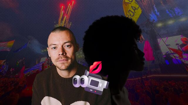 Harry Styles se besa con una misteriosa mujer en Glastonbury